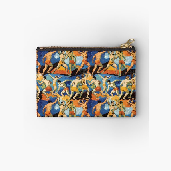 Item preview, Dynamic Dancers – Colorful Expressionist Dance Pattern designed and sold by ZhivanCrimson.