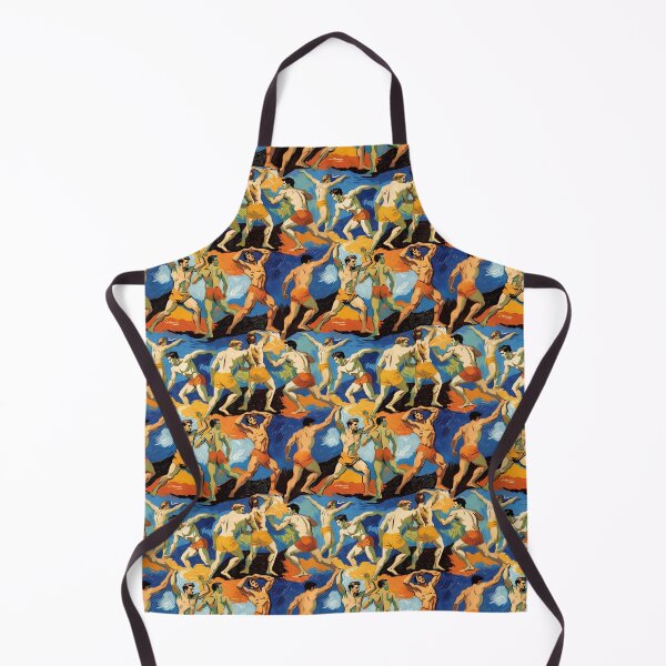 Item preview, Dynamic Dancers – Colorful Expressionist Dance Pattern designed and sold by ZhivanCrimson.