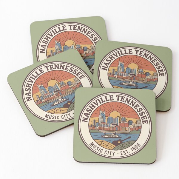 Item preview, Nashville Tennessee Music City Badge designed and sold by Milasneeze.