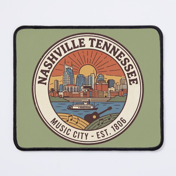 Item preview, Nashville Tennessee Music City Badge designed and sold by Milasneeze.