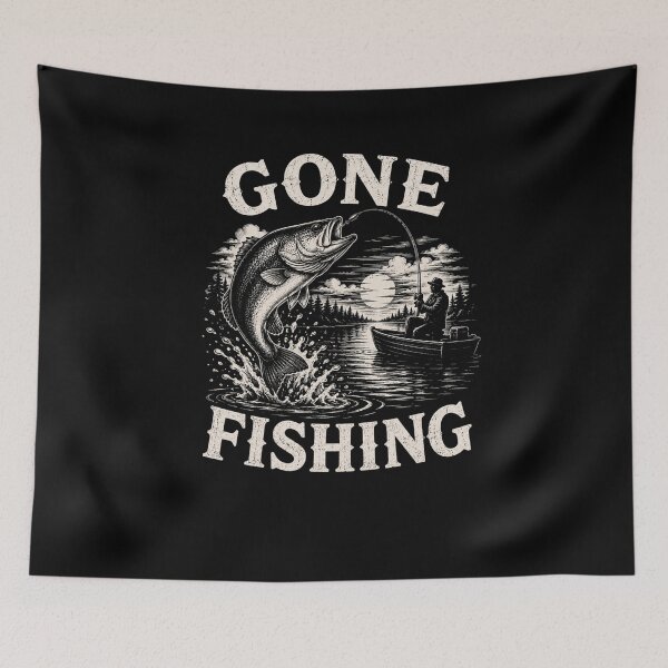 Item preview, Gone Fishing  designed and sold by TheEndDesign.