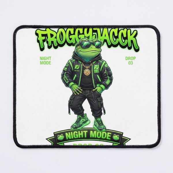 Item preview, FroggyJacck,Frog Street Art. Night Mode designed and sold by FroggyJacck.