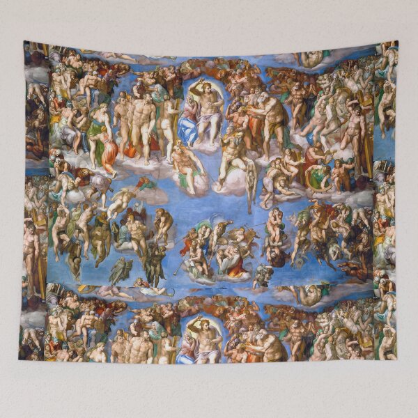Item preview, The Last Judgment Sistine Chapel Fresco designed and sold by artofuniverse.