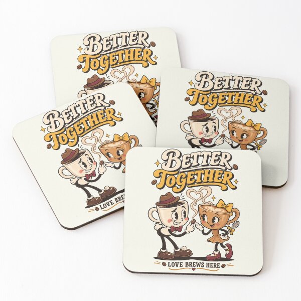 Item preview, Better Together Love Brews Here designed and sold by HoopeStylee.
