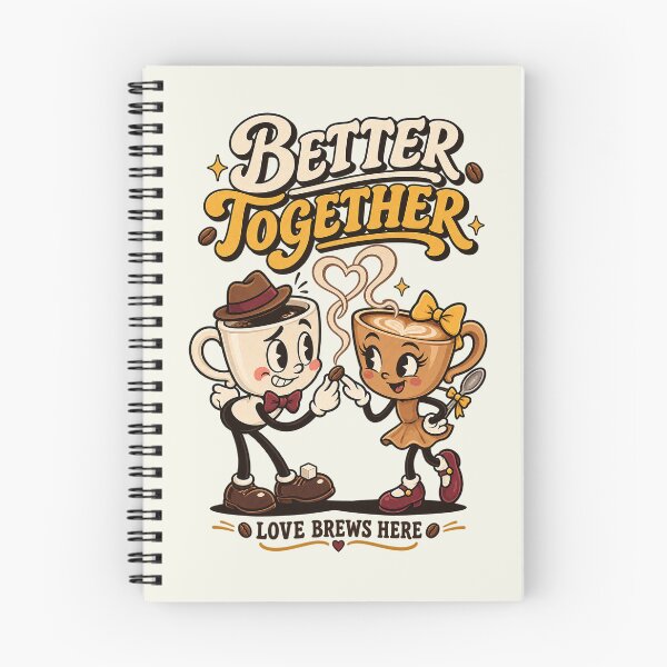 Item preview, Better Together Love Brews Here designed and sold by HoopeStylee.