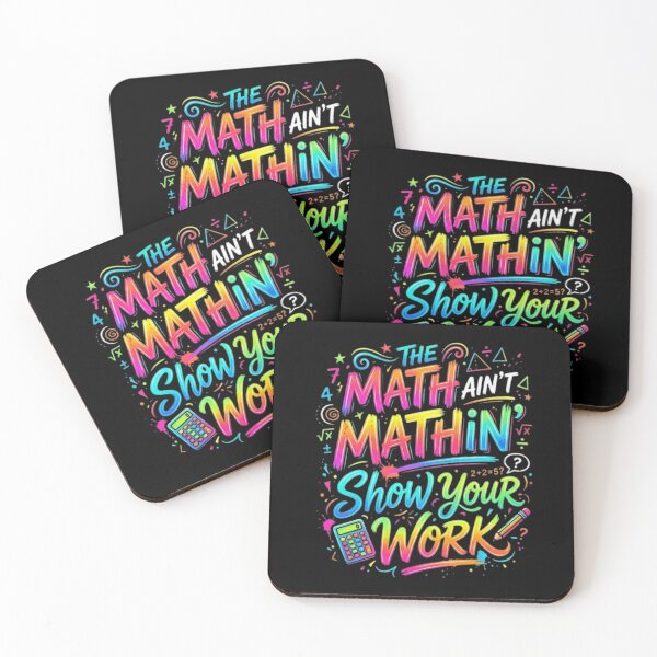 Item preview, The Math Ain't Mathin Show Your Work designed and sold by Zbixu.