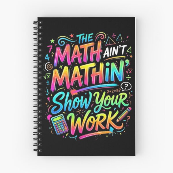Item preview, The Math Ain't Mathin Show Your Work designed and sold by Zbixu.