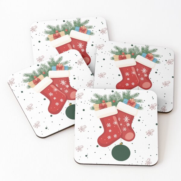 Item preview, Dodo Craft Studio Cute Christmas Stockings and Gifts Holiday Design. designed and sold by DodoCraft3.