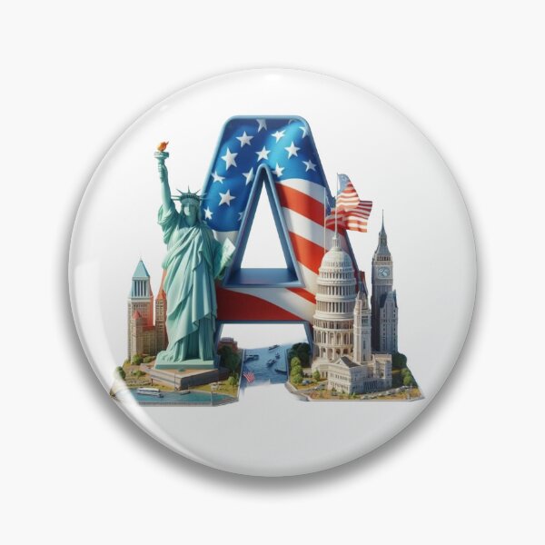 Item preview, America USA Travel – Iconic Landmarks & American Flag Travel Design designed and sold by 4U---Store.