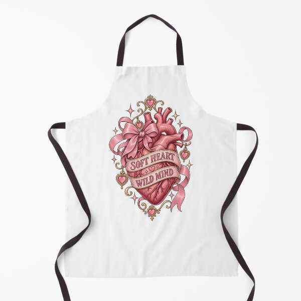 Item preview, Soft Heart Wild Mind – Coquette Anatomical Heart designed and sold by AnteesocialTees.