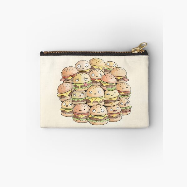Item preview, Cute Mini Burgers Pile Kawaii Fast Food Graphic designed and sold by DuckOddity.