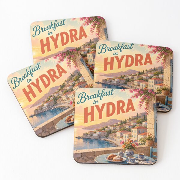 Item preview, Hydra Greece at Breakfast - Scenic Travel Destinations designed and sold by LSVart.