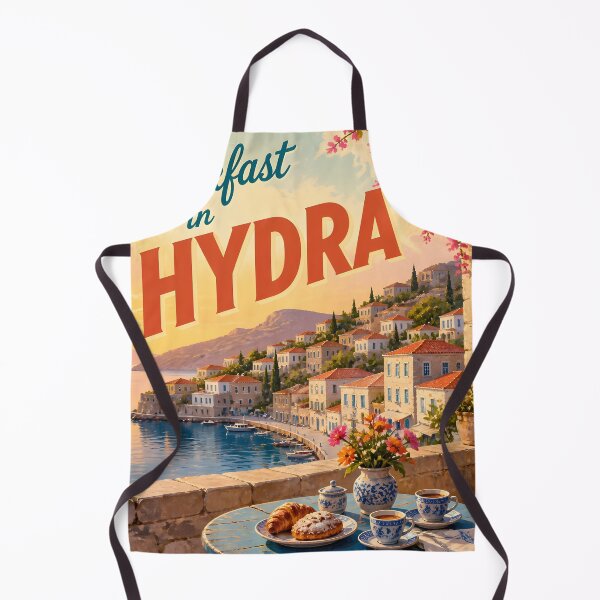 Item preview, Hydra Greece at Breakfast - Scenic Travel Destinations designed and sold by LSVart.