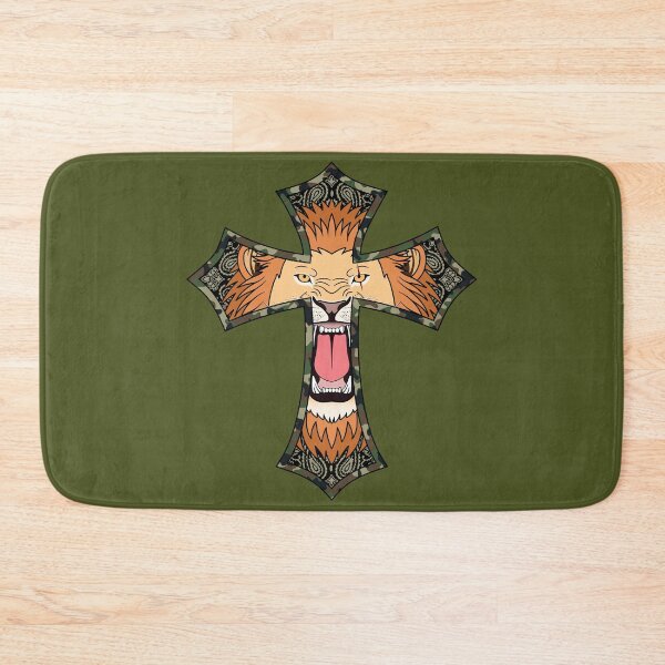 Item preview, Lion Cross - Camouflage, Bandana Style designed and sold by DESTRATOR_DE.