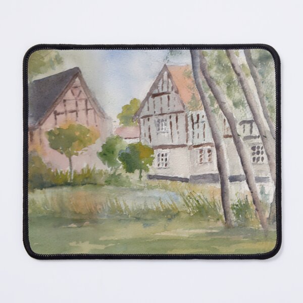 Item preview, English country scene designed and sold by Truewatercolour by Angela.