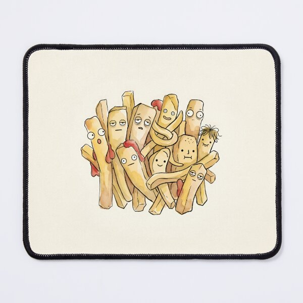 Item preview, Cute French Fries Pile Kawaii Fast Food Graphic designed and sold by DuckOddity.