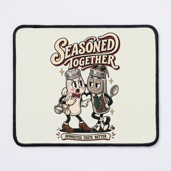 Item preview, Seasoned Together Opposites Taste Better designed and sold by HoopeStylee.