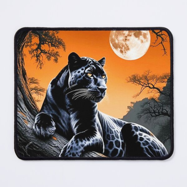 Item preview, Black Panther At Sunset designed and sold by INKRebelGraphic.