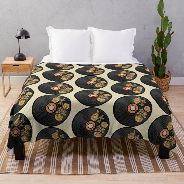 Item preview, A vinyl record and golden roses. designed and sold by MagelliShop.