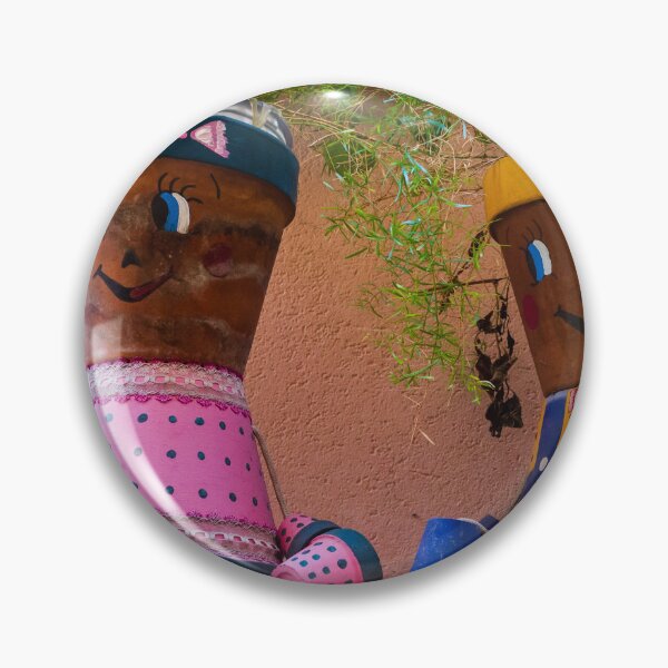 Item preview, Colorful Flowerpot Dolls Sitting As Terracotta Planter Decorations On A Sunny Shelf designed and sold by Nmallia.