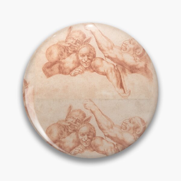 Item preview, Grotesque Satyrs Red Chalk Figure Study designed and sold by artofuniverse.