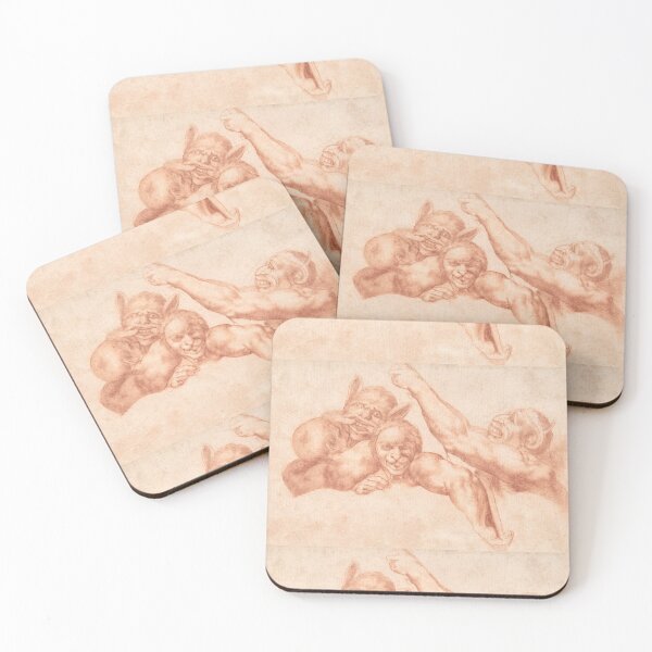 Item preview, Grotesque Satyrs Red Chalk Figure Study designed and sold by artofuniverse.