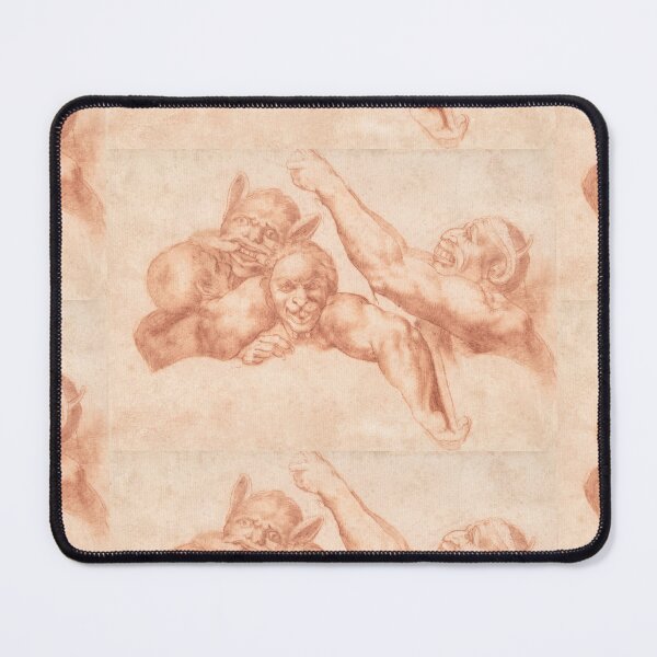 Item preview, Grotesque Satyrs Red Chalk Figure Study designed and sold by artofuniverse.