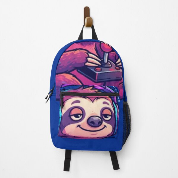 Item preview, Gaming Sloth Cute Gamer Headset Retro Art designed and sold by DailySparks.