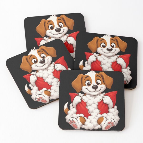 Item preview, Guilty Puppy Pillow Stuffing Explosion Funny Design designed and sold by BoyleDesignShop.