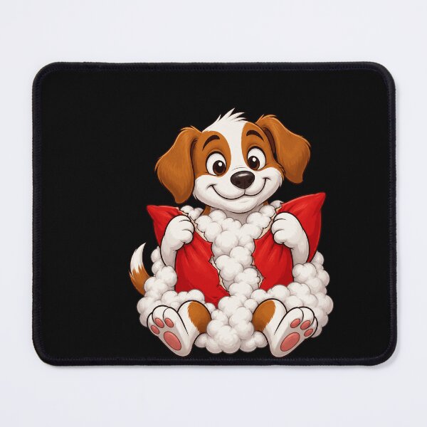 Item preview, Guilty Puppy Pillow Stuffing Explosion Funny Design designed and sold by BoyleDesignShop.