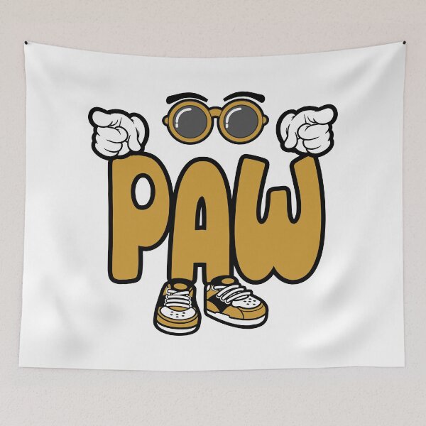 Item preview, PAW - PETS Graffitti Character Bold Retro designed and sold by NFTWords.