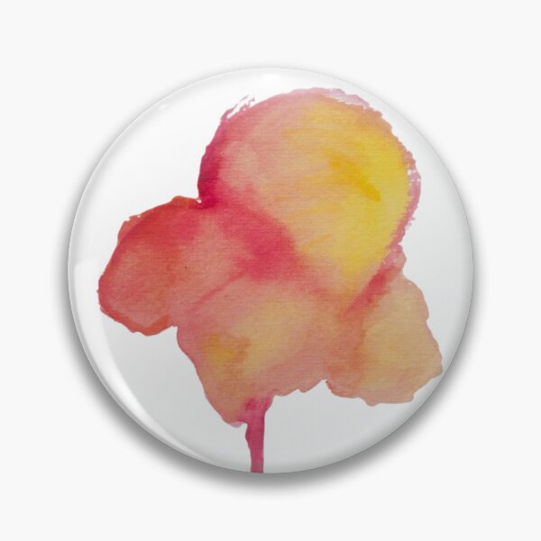Item preview, Coral Pink Watercolor Flower – Modern Abstract Floral Wall Art designed and sold by SWSandraWechner.