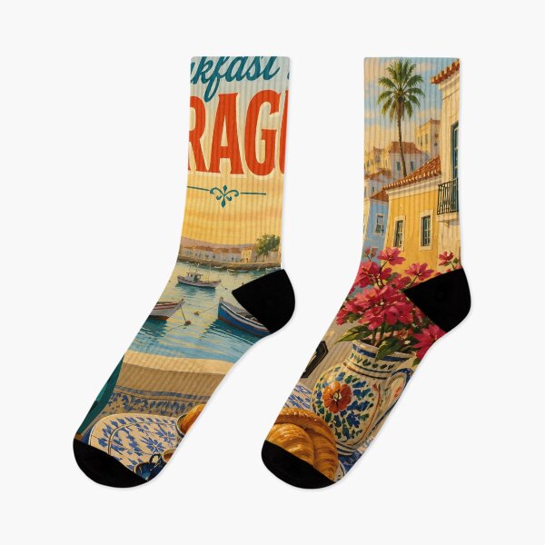 Item preview, Ferragudo Portugal at Breakfast - Scenic Travel Destinations designed and sold by LSVart.