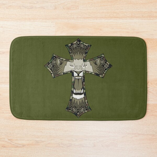 Item preview, Lion Cross - Camouflage, Bandana Style designed and sold by DESTRATOR_DE.