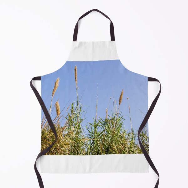 Item preview, Pampas Grass And Tall Reeds Against A Clear Blue Sky In Serene Natural Landscape designed and sold by Nmallia.