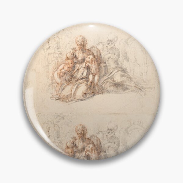 Item preview, Holy Family with Children Renaissance Study designed and sold by artofuniverse.