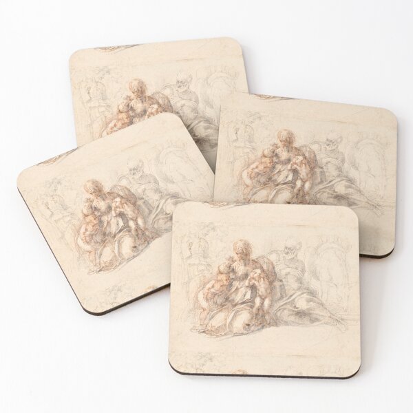 Item preview, Holy Family with Children Renaissance Study designed and sold by artofuniverse.