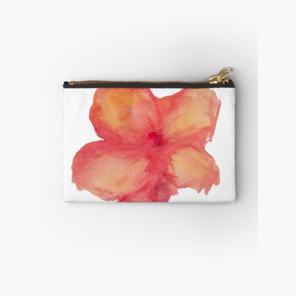 Item preview, Abstract Watercolor Flower Art – Coral Orange Pink Floral Painting designed and sold by SWSandraWechner.