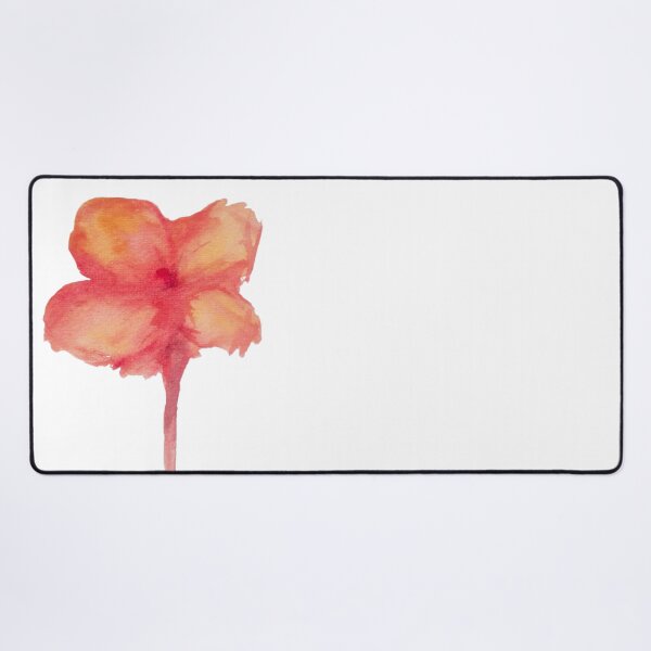 Item preview, Abstract Watercolor Flower Art – Coral Orange Pink Floral Painting designed and sold by SWSandraWechner.