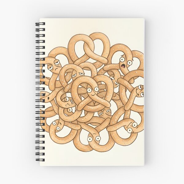 Item preview, Cute Tangled Soft Pretzels Kawaii Bakery Graphic designed and sold by DuckOddity.