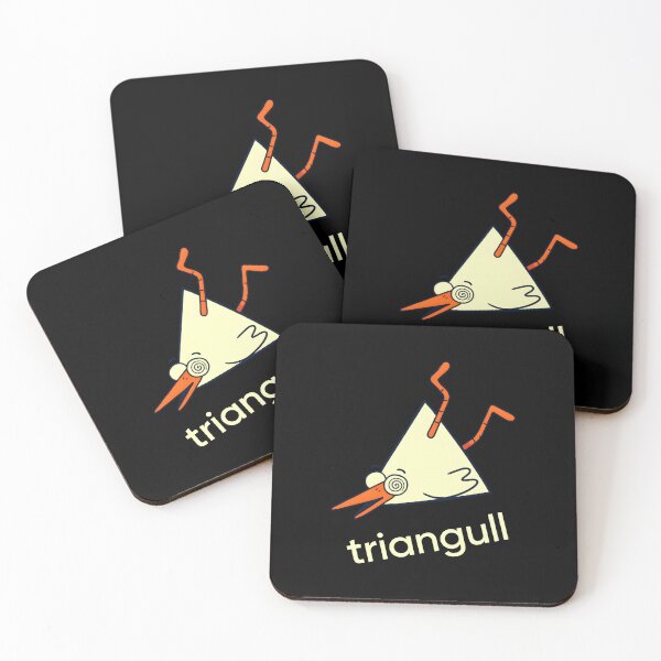Item preview, Triangull Triangle Seagull Bird Pun Geometric Wordplay designed and sold by LASTIQUE-dd.