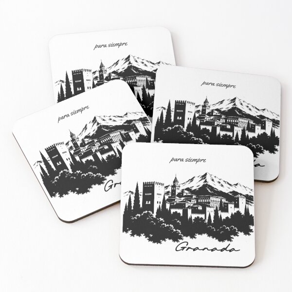 Item preview, Granada Forever – Skyline Alhambra and Sierra Nevada designed and sold by TrazoLibreCo7.
