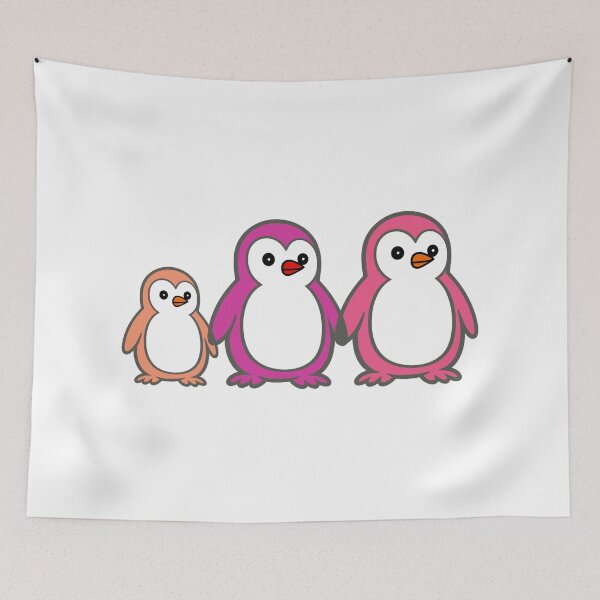 Item preview, Pippo – Little Family | The Four‑Penguin Character Set designed and sold by Pippo-Penguin.