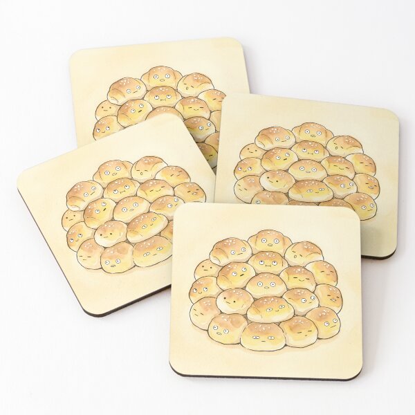 Item preview, Cute Salt Bread Rolls Kawaii Shio Pan Bakery Graphic designed and sold by DuckOddity.