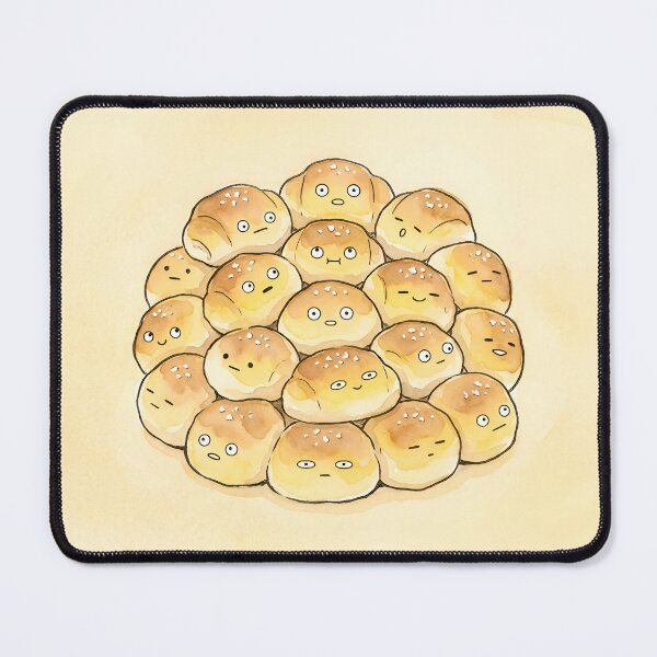 Item preview, Cute Salt Bread Rolls Kawaii Shio Pan Bakery Graphic designed and sold by DuckOddity.