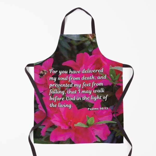 Item preview, For You Have Delivered - Psalms 56:13 - Bible Verse Azaleas Photograph Christian Art designed and sold by InsprtnlArtbyDP.