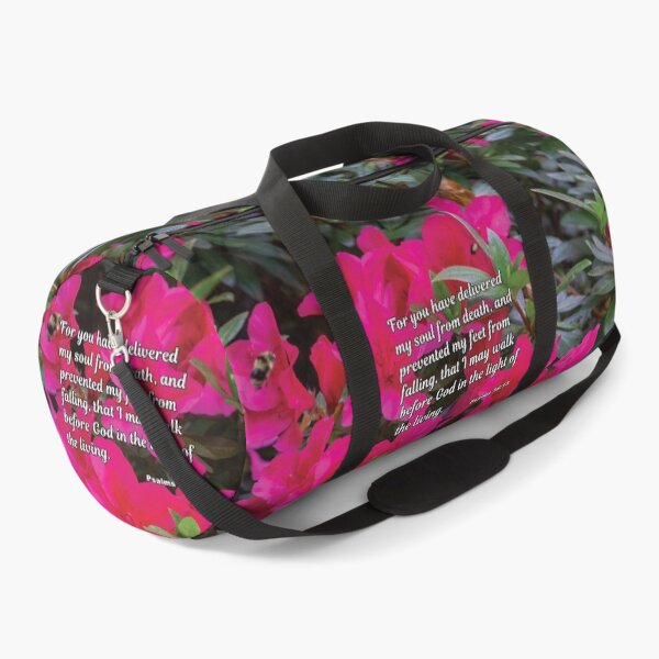 Item preview, For You Have Delivered - Psalms 56:13 - Bible Verse Azaleas Photograph Christian Art designed and sold by InsprtnlArtbyDP.
