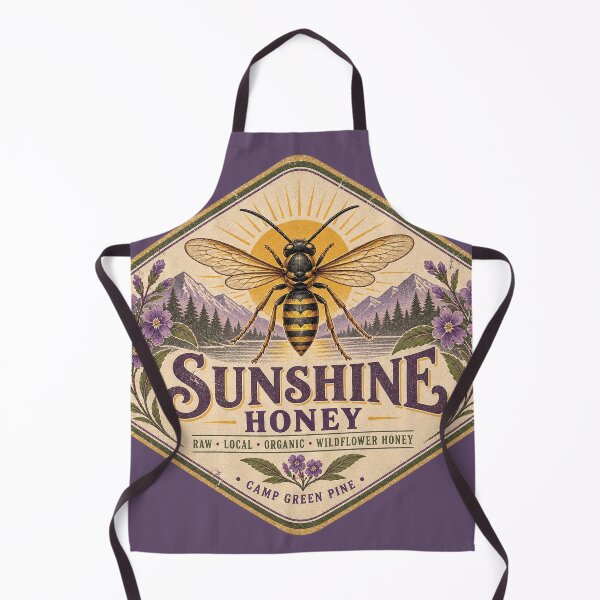 Item preview, Sunshine Honey – Camp Green Pine designed and sold by Pop Pantheon & Trim Team.