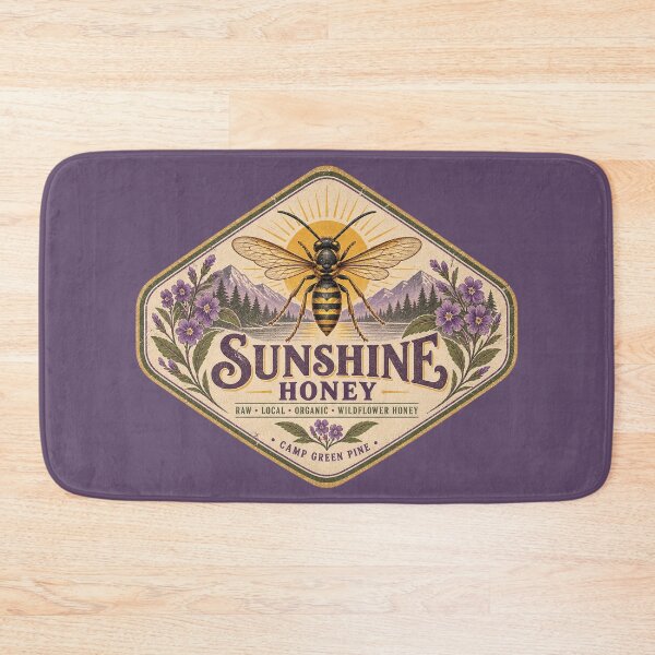 Item preview, Sunshine Honey – Camp Green Pine designed and sold by Pop Pantheon & Trim Team.