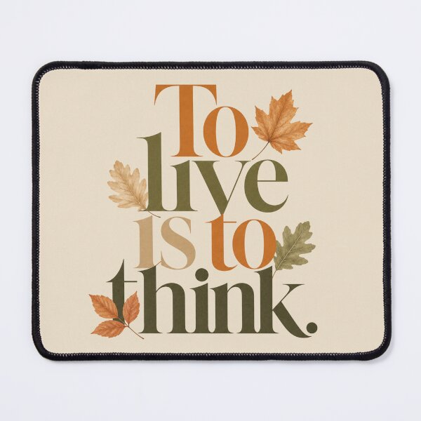 Item preview, Think to Live Life designed and sold by Quote Gallery.